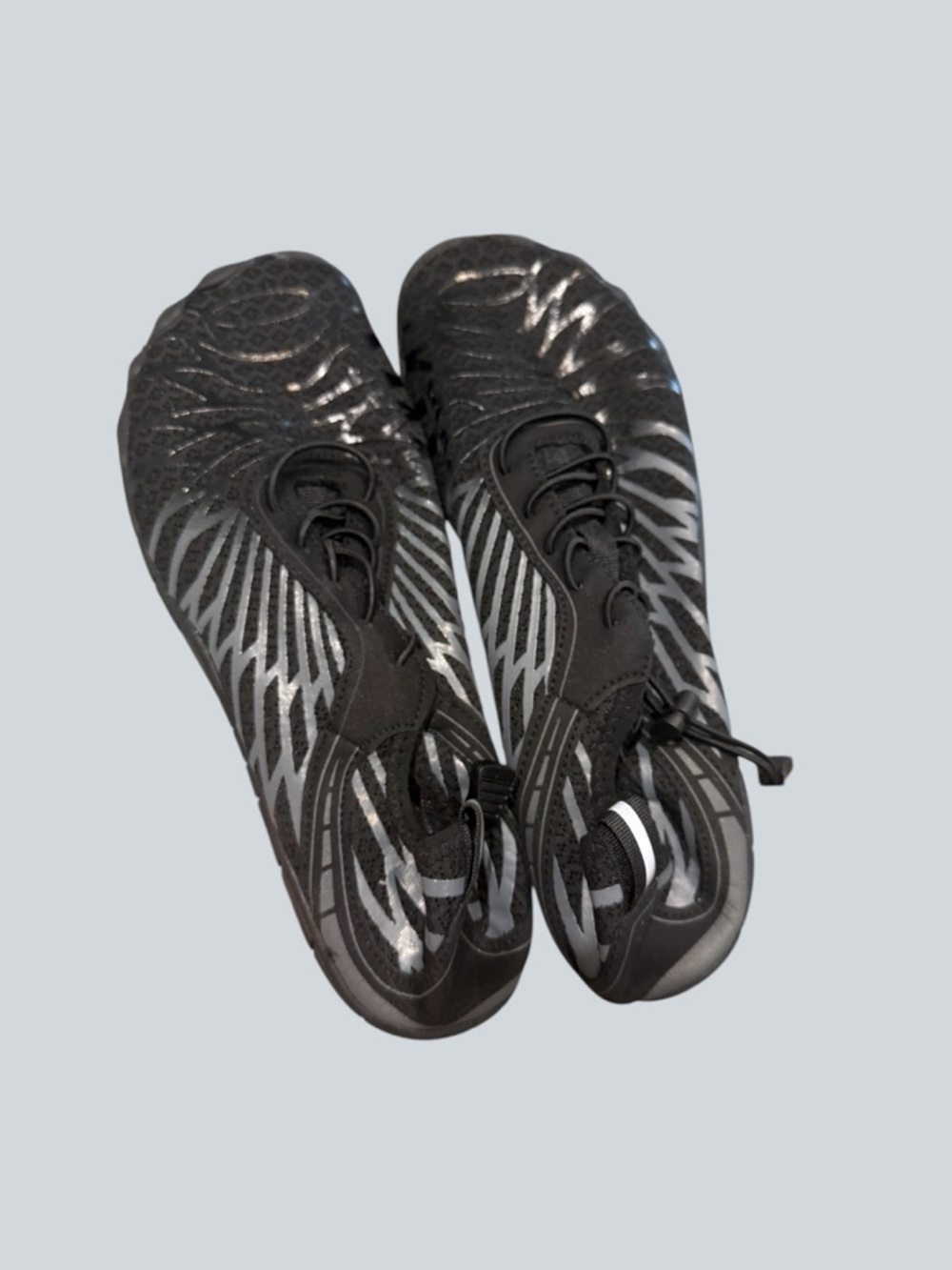 Men's Black and Gray Athletic Water Shoes